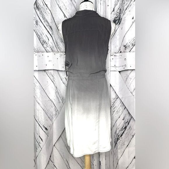 NWT INC International Concepts Gray Ombré Shirt Dress Sleeveless 8 - Picture 2 of 11